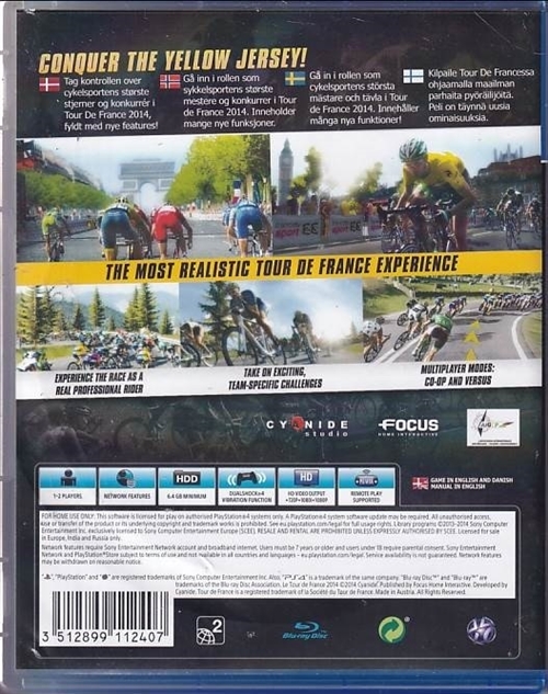 Le Tour de France Season 2014 - PS4 Spil (B Grade) (Genbrug)